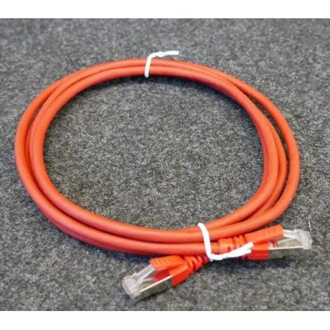 Cordon de brassage RJ45 catégorie 6 F/UTP écranté longueur 2m rouge pour réseau LSOH LCS² LEGRAND