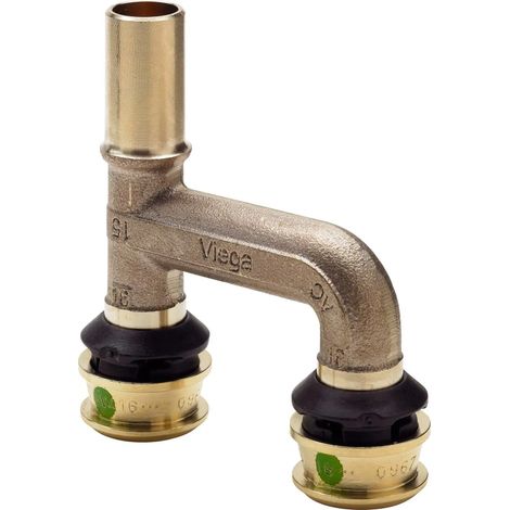 Viega Raxofix-Prolunga, d1 15, d2 16, d3 16 bronzo al silicio Modello 5326.32, 647681