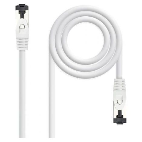 Cable de Red RJ45 SSTP Nanocable 10.20.2002-W Cat.8.1/ 2m/ Blanco