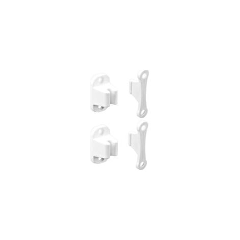 Juego de 2 topes de puerta para autocaravanas y caravanas, topes de puerta de plástico de alta resistencia, accesorios para caravanas y autocaravanas (tornillos incluidos) - Crezuo