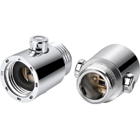 Shower Head Shut-Off Valve, 2 Pack G1/2 Water-Saving Shower Head Valve, Made of High-Quality ABS Material, Suitable for Kitchen or Shower. YMYNY (1/4)