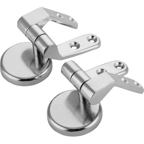 Pièces de rechange pour charnières de siège de toilette en acier inoxydable, vis de siège de toilette réglables, écrous avec vis, boulons et écrous robustes et durables (1/3)