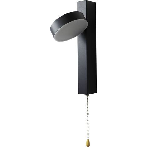 Lampe de chevet, applique murale LED tricolore avec interrupteur rotatif à 360°, applique intérieure (10 x 27 cm - 7 W), pour la cuisine (1/5)
