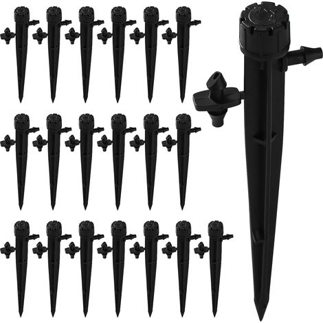 20 Goutteur, 360 Degrés, 8-Trou, Tube 4/7mm, Jardin, Serre