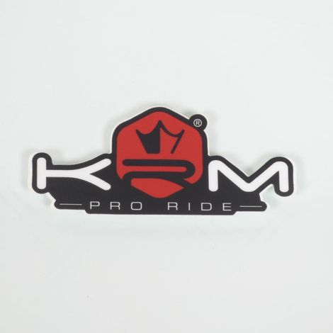 Aufkleber KRM für Auto KRM Pro Ride rot und schwarz 80 x 36 mm (1/2)