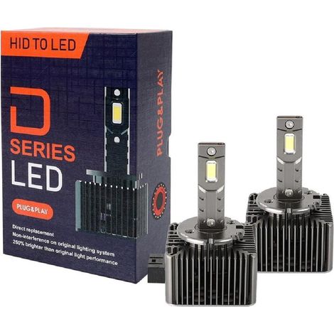 Ampoules Xénon D1S LED 6000K 35W CANBUS Plug and Play