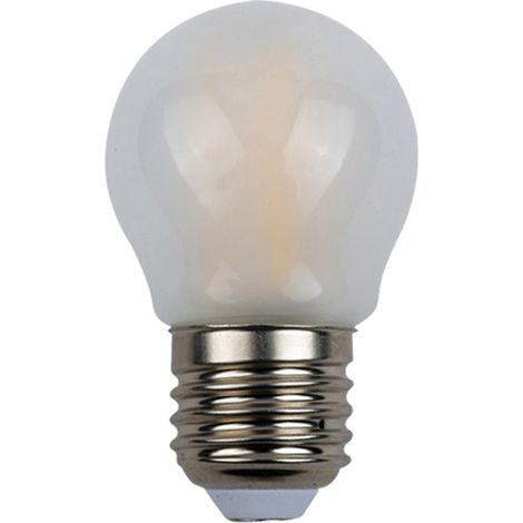 Ampoule LED Alcapower Minisphere G45 culot E27 4W 500lm lumière chaude 3000K verre dépoli, idéale pour un éclairage domestique et décoratif efficace