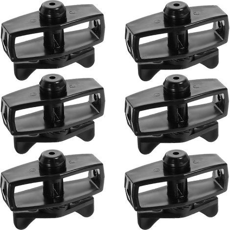 Lot de 6 tendeurs de câble, tendeurs de câble robustes, accessoires de serrage de câble-6.50X5.00X2.50CM-Black (1/4)