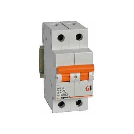LEGRAND 419939  Magnetotérmico vivienda RX3 2P 6kA 40A
