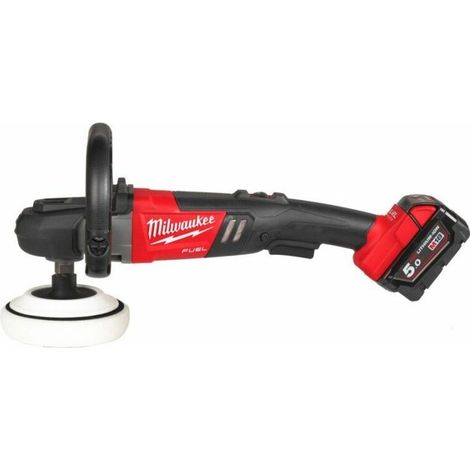 Milwaukee 4933451550 - M18fap 180-502x Lucidatrice M18 Fuel, senza spazzole, piatto da 180 mm, 2x m18b5 (1/5)