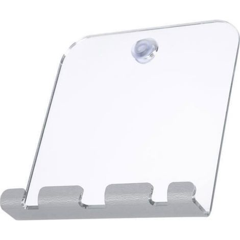 miroir carr Miroir de rasage de salle de bains sans bue Miroir de douche carr Miroir incassable avec crochet de rasoir (1/4)