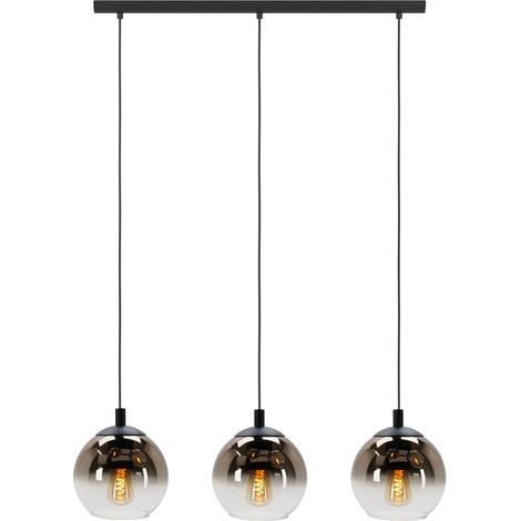 Suspension Ariscani 1 3 lumières noir - 901924