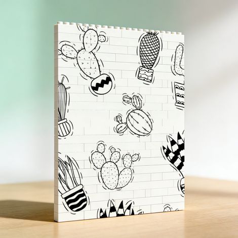 Cadre d’anniversaire DIY adulte en briques, cadeau de la Saint-Valentin (1/5)