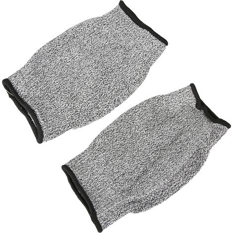 1 paire de gants de travail à manches longues, résistants aux coupures et à l'abrasion, pour la protection des bras (20 cm)