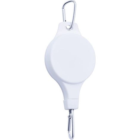 Ganchos telescópicos para colgar cestas de flores, macetas y comederos para pájaros. Altura ajustable (blanco, 1 unidad). (1/5)