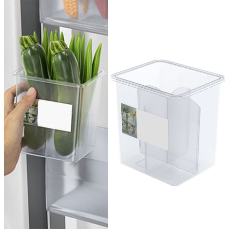 Transparente und übersichtliche Aufbewahrungsbox mit 4 Fächern für den Kühlschrank Optimale Aufbewahrung Exklusive Mano-Edition (1/5)