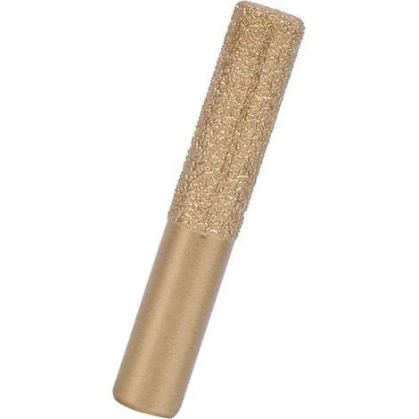 Amoladora de corte de diamante con vástago recto y soldadura de oro para cuarzo, piedra y mármol, cortador de conexión de 12,7 x 13,5 x 75 mm (1/5)