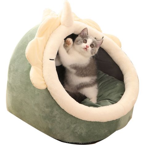 Niche Douillet pour Chien et Chat, Coussin Anti-Dérapant, Nid de Sommeil Lavable et Amovible pour Animaux (1/5)