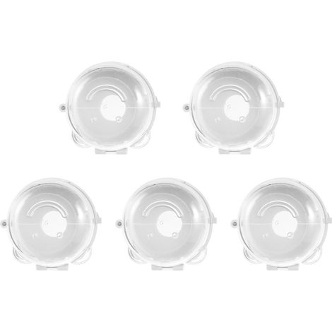 XEPHO 5 Pièces Couvercle de Bouton de Cuisinière à Gaz, Sécurité (1/5)