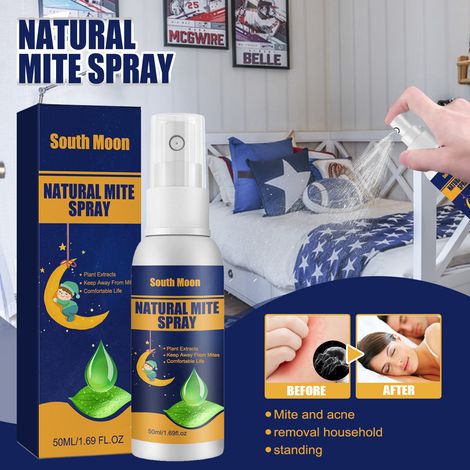 Mite spray for home, bedroom, sofa and bed fabrics - 50 ml (Eliminates mites, lice, eggs and larvae) (1/5)