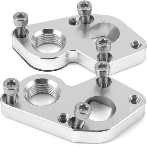Kit De Plaques D’Adaptateur pour Pompe a Eau Électrique en alliage D’aluminium – Compatible avec La Plupart Des Marques – Kit Complet avec accessoires (1/5)
