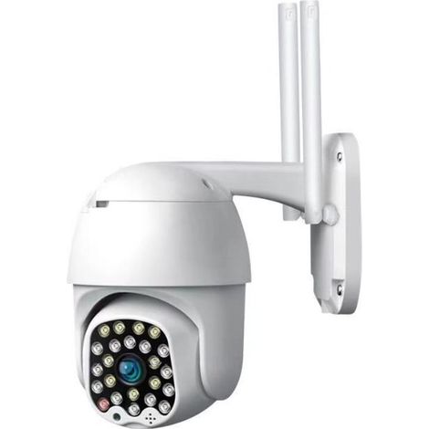 Caméra de surveillance extérieure sans fil 4G avec vision panoramique à 360° et contrôle à distance via Wi-Fi et téléphone portable. Caméra HD réseau. (1/5)
