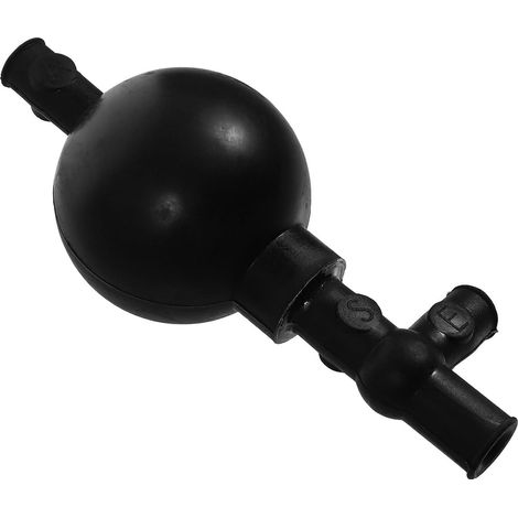 Ampoule D'aspiration Quantitative Trois Voies en Silicone Noir pour Pipette de Laboratoire, Facile à Utiliser et Simple à Manipuler, pour Besoins Expérimentaux (1/5)