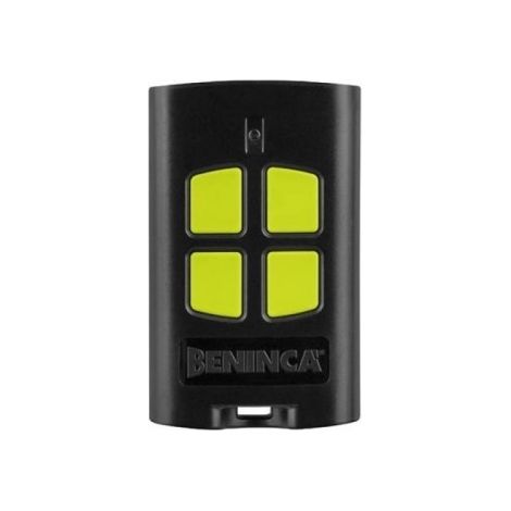 Beninca – Télécommande 4 canaux 433.92 MHz pour motorisations – Émetteur mural programmable – Compatible avec automatismes de portail et garage