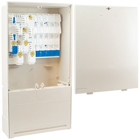 Michaud – Borne REMBT 450 – Jeu de barres 9 plages – Module RRCP pour communication – Coffret de communication (1/4)
