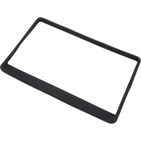 Protection d'écran de navigation, protection renforcée, ajustement parfait, protection du cadre d'écran de la console centrale, compatible avec Tesla Model 3 Y, noir. (1/5)