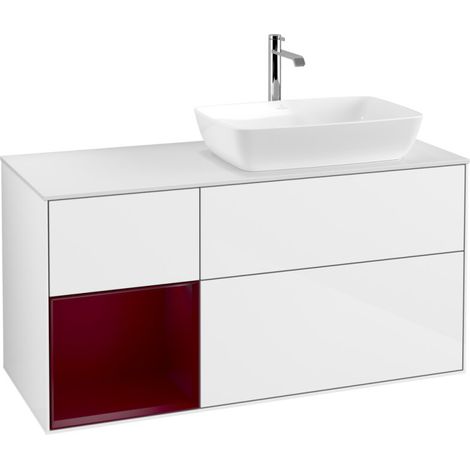 Villeroy & Boch F801HBGF Meuble sous-lavabo Finion F80 (1/2)