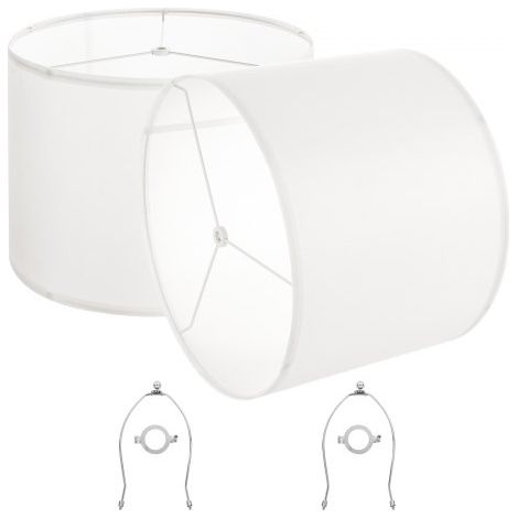 Abat-jour tambour - 2 pcs - 400 x 400 x 300 mm grand abat-jour de (1/5)