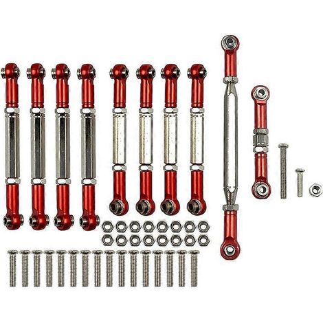 Accessoires de mise à niveau compatibles avec les voitures RC MN D90, D91, D96, D99S, MN99S et MN90 à l'échelle 1/12 : biellette de direction en métal. (1/5)