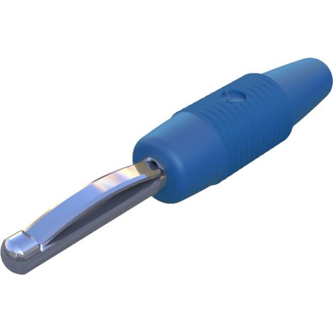Hirschmann Test & Measurement VON 20 Bananenstecker Stecker, gerade Stift-Ø: 4 mm Blau 1 St.