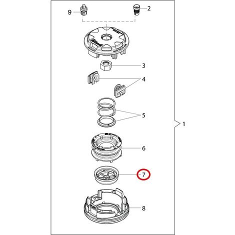 CON TORNILLO 61460022 ORIGINAL Oleo-Mac