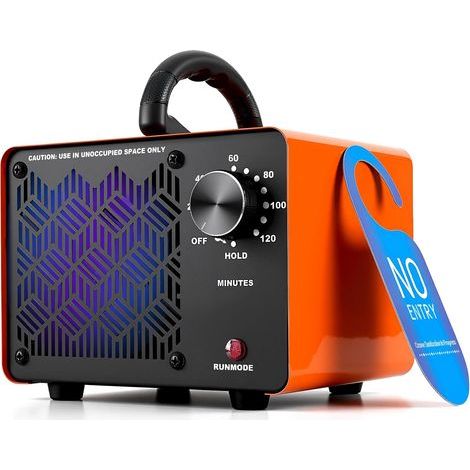 168,000mg/h Générateur de machine à ozone à double ventilateur Éliminateur d'odeur d'ozone de haute capacité Éliminateur d'odeur Purifieur d'air Ionisateur et déodorisateur (1/5)