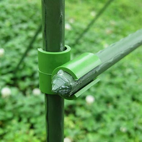 Lot de 50 pinces croisées pour treillis de jardin pour cage à tomates 11/16/20 mm (1/5)