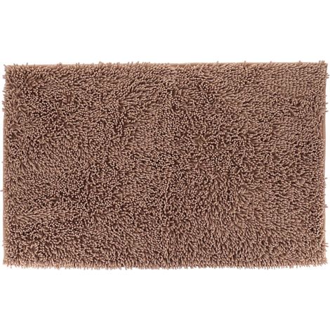 Tappeto in microfibra ciniglia piccola 50x80 cm - cappuccino - Tendance