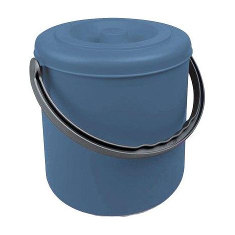 PATTUMIERA IMMONDIZIA EUREKA STEFANPLAST - PALACE BLUE LT 15 CM 27 H.CM 29- 2 pezzi