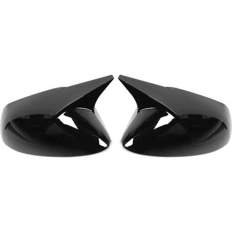 Paire de coques de rétroviseurs latéraux, style klaxon, compatibles avec Corolla berline/hayon, noir ( ) (1/5)