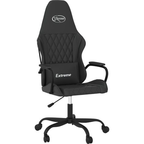 Maison Exclusive - Sedia da Gaming Nera in Similpelle