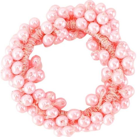 Epingle a cheveux avec perles - rose (1/4)