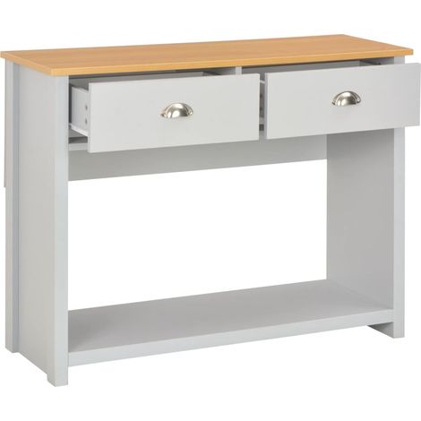 Maison Exclusive - Tavolo Consolle Grigio 97x35x76 cm
