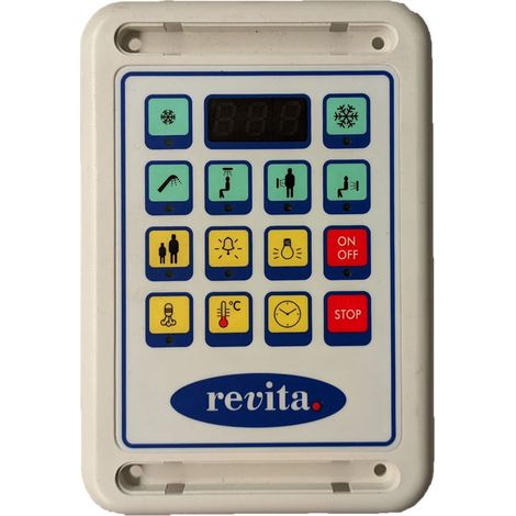 Ricambio Tastiera per Duo-Akira con Bagno Turco e doccia scozzese Revita Albatros 10003211 (1/3)