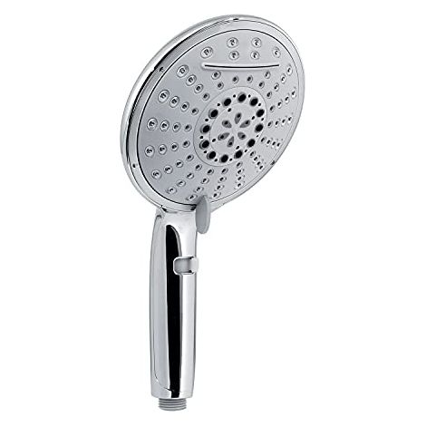 Gedy G-Top 01, Doccetta per Doccia 5 getti, Soffione Doccia in ABS con Finitura cromata, 5 Anni di Garanzia, Design R&S, Filtro Doccia antisabbia Incluso (1/4)