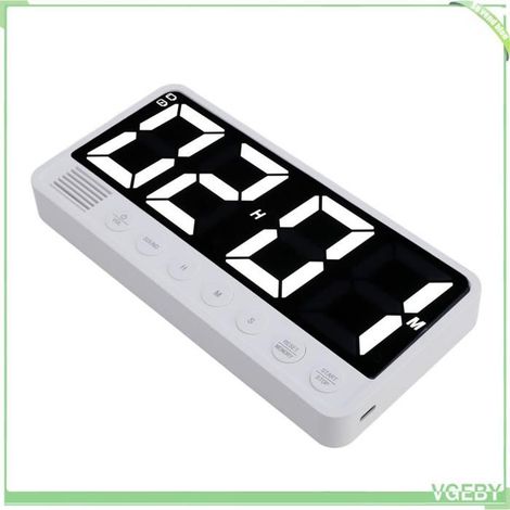 Minuterie de cuisine - FAFEICY - Grand écran LED - Compte à rebours magnétique - Batterie 2000 mAh (1/4)