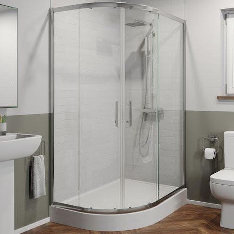 Offset Quadrant Shower Enclosure 1200 x 900mm Easy Plumb Tray (LeftEntry) 6mm Glass (1/5)