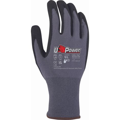 U-Power Merengue Guanti Lavoro Antinfortunistica Nylon Na2 Technology 9/L