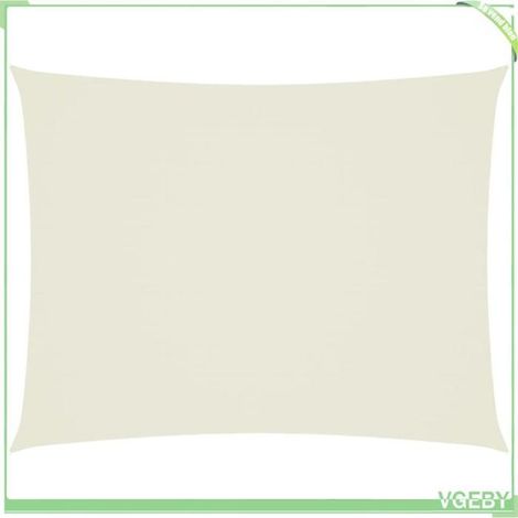 Voile de parasol - FAFEICY - 135210 - Rectangulaire 3x4 m - Tissu Oxford PU - Protection anti-UV (1/5)