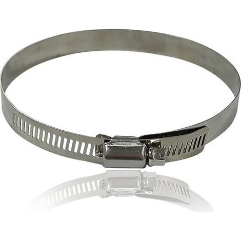 Collier de serrage, collier de serrage réglable en acier inoxydable, adapté aux conduites d'eau domestiques, réservoirs de gaz, conduites automobiles, etc. (diamètre 450  500) (1/5)